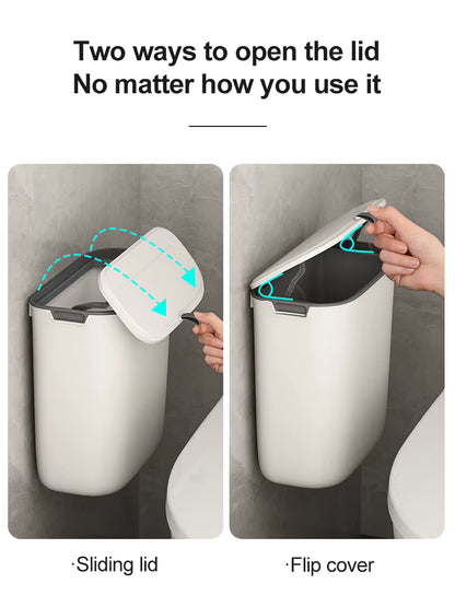 WALL MOUNTED TRASH BIN