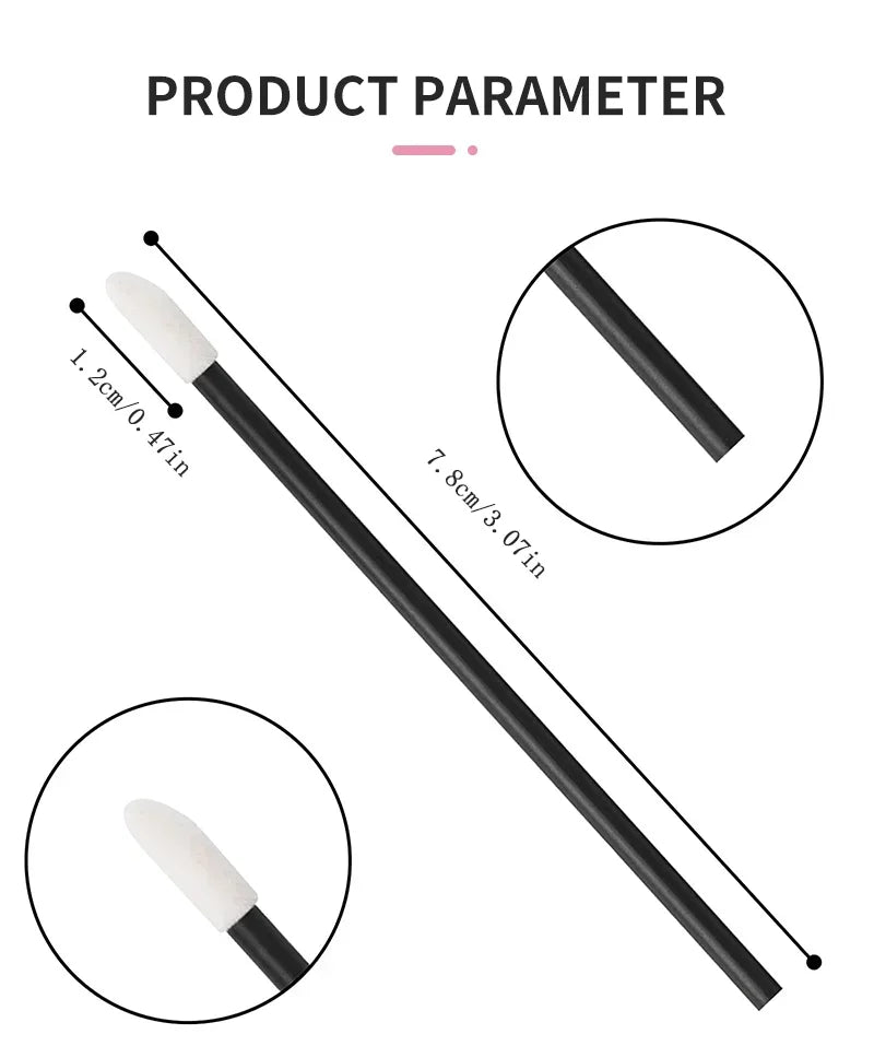 DISPOSABLE EYELASH BRUSHES