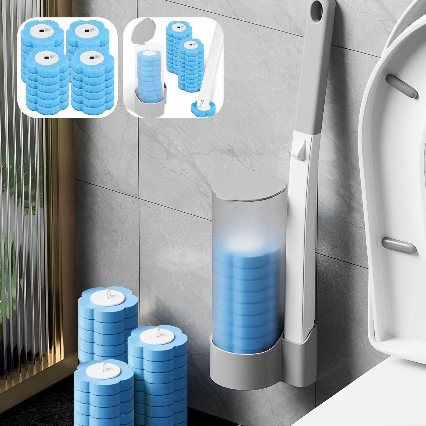 DISPOSABLE TOILET BRUSH